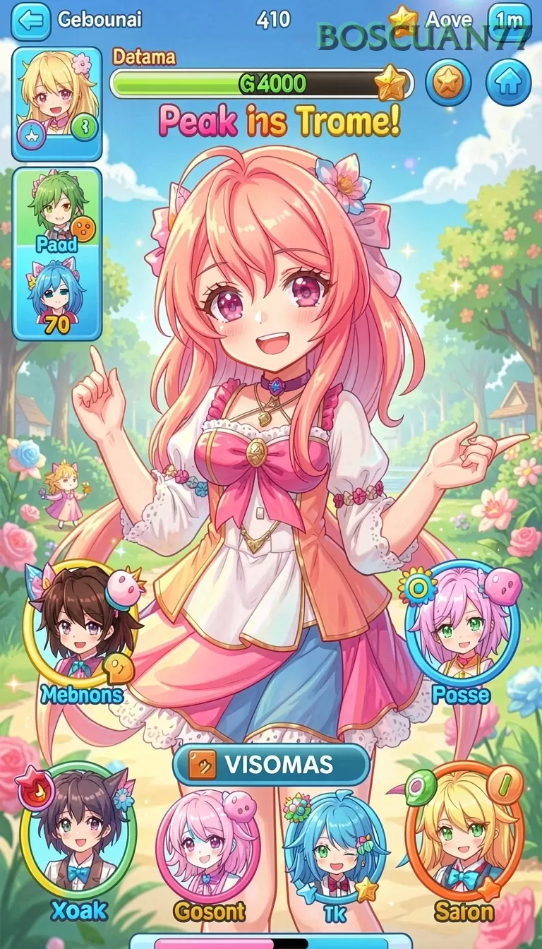 Cuplikan layar 8055 — menu navigasi
