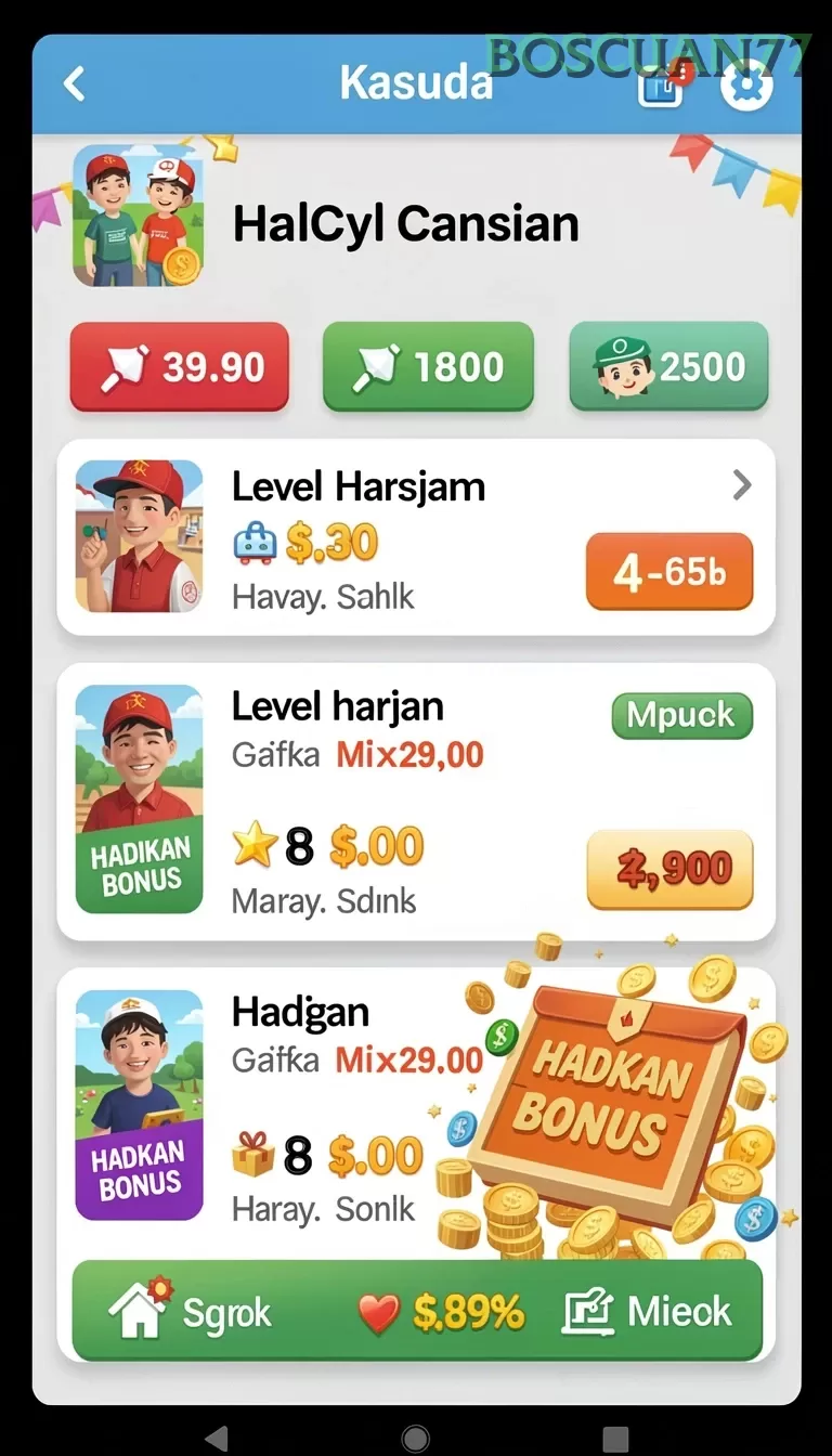 Cuplikan layar MPO08 — halaman utama