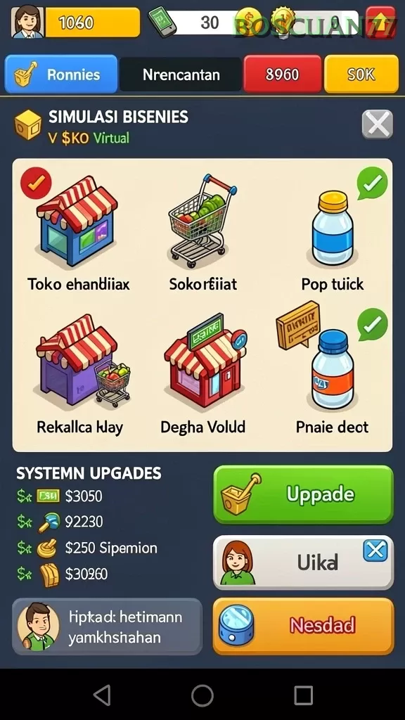Cuplikan layar HIATOTO — menu navigasi